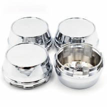 RhinoTuning 4Pcs 66mm 61mm Wheel Hub Cover Car Accessories For Universal Rims Dust Center Caps 6 Clip Modification Styling