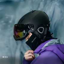 Horntour 2024 Skiing Helmet with Goggles Warm Helmet ABC+EPS High-Quality Ski Helmet Outdoor Sports Ski  Skateboard Helmet