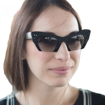 SORVINO Retrp Semi-rim Cat Eye Sunglasses Women Luxury Brand Designer 90s Geometric Half Frame Cateye Sun Glasses Shades SP83