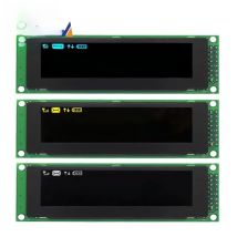 1 Piece NEW OLED Display 2.8" 256*64 25664 Dots Graphic LCD Module Display Screen LCM Screen SSD1322 Controller Support SPI
