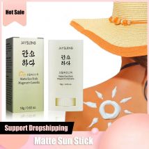 Sonnenschutz für Gesicht und Körper, matt, Sonnenstift, LSF 50+, UV-Schutz, erfrischend, feuchtigkeitsspendend, wasserdicht, Solarblocker, Isolation, Sonnenschutzcreme