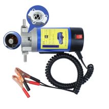 Pompa di trasferimento olio elettrica portatile 12V/24V - Estrattore carburante/diesel 1-4L/min per auto, barca, motore - Strumento sifone con spegnimento automatico