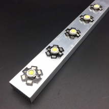 2pcs/lot High Power LED aluminum Heatsink 300mm*25mm*12mm for 1W,3W,5W led emitter diodes