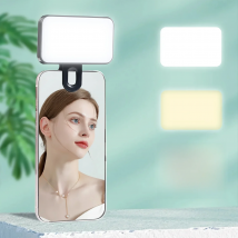Selfie Fill Light – Mini Clip-on LED, Rechargeable, 3 Color Modes & Adjustable Brightness for Phones & Computers