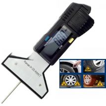 1" 25mm Lightweight Carbon Steel Digital Depth Gauge with spring return device tire thread depth gauge Tire Snap Depth gauge