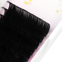 RUJADE All Sizes Individual 6-16mm Eyelashes Extension Tray Classic Russian Volume Eyelash Silk Long/Short/Lower Lashes 6mm 7mm