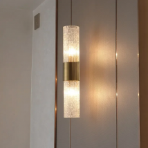 Luxury Morden Crystal Wall Lamp with LED Bulbs for Bedroom Living Room Background Indoor Lighting Fixture for Home