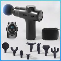 Mini 99 Levels Fascia Gun Handheld Portable Massage Gun Vibration Digital Display Muscle Massager Deep Tissue Massager for Body