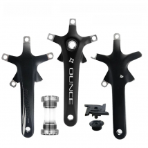 PROWHEEL Road Bicycle Crankset 110/130BCD 170/ 172.5mm Crank with BB Bottom Bracket Aluminum Alloy Cranks Folding Bicycle Cranks