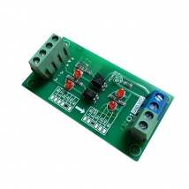 12V To 5V/12V To 24V/24V To 3.3V/24V To 5V 2 Channel Optocoupler Isolation Board PLC Signal Level Voltage Conversion Module