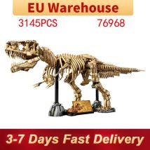 Juego de bloques de construcción de fósiles de dinosaurios para adultos, modelo de ladrillos ensamblados, juguete, regalos de cumpleaños, Compatible con el juego, 3145 piezas, 76968