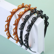 2024 Double Layer Bands Clip Hairbands Fashion Plastic Twist Braided Headband Multi-storey Air Weave Head Hoop Hairstyling Tool