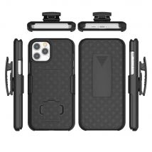 2In1 Shell Holster Combo Case Kickstand Waist Belt Clip Phone Cover for IPhone 17 Air 16 14 13 12 Pro Mini 11 Pro Max 15 PLUS