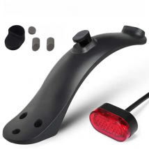 Rear Mudguard Scooter Fender for Xiaomi M365/pro 1S Pro2 Short Ducktail Rear Wing Taillight Kickscooter Replacement Accessory