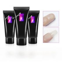 1PC Crystal UV Gel Nail Art Extensions Jelly Acrylic Tips Extendable Artificial Nails for Beauty Decoration