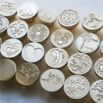 chinese wax seal stamp xi merry jixiangruyi good luck word with love heart thank you gift ring wax seal stamp wedding invitation