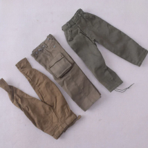 1/6 Scale Clothes Accessories General Combat Pants/Field Trousers Military Paratroopers Pants Fit 12" Soldier Body Action Figure