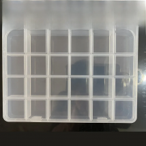 Hama beads Transparent Plastic Storage PP Box Perler Iron Beads 2.6mm 5mm Frosted Transparent Storage Box Container Diy Puzzle