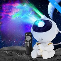 LED Star Galaxies Projector Night Light Astronaut Starry Sky Bedroom Room Decor Children's Gift - LED Atmosphere Creating Lamp