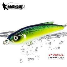 Hunthouse Sinking Pencil Angelköder 140 mm 70 g Trolling Salzwasser Stickbait Wobbler Künstliche Forelle Thunfisch Seebarsch lw136