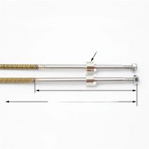 Rc Boat 6.35mm 1/4'' Flexible Shaft Length 700/950mm Soft Shaft Positive (Left)& Reverse(Right)  Propeller Shaft With Drive Dog