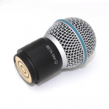 Replacement Wireless Handheld Microphone Grille Cartridge Capsule Head Shure BETA58A SM 58 PGX2 PG4 SLX2 SLX4 Frame Shell
