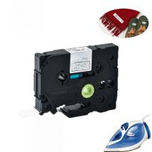 12mm*3m Multicolor Fabric Iron-on Label Tapes tze tape for Brother P-touch printers as TZe-FA231 TZe-FA3 TZe-FA232 1PACK