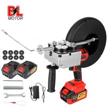 Nueva máquina de roscado de 40m, dispositivo de roscado, extractor de cables eléctrico automático, máquina de encordar de iones de litio recargable para pared de empuje