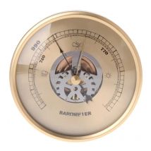 108mm Wall Mounted Barometer Perspective Round Dial Air Weather Station mmHg/hPa