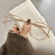 Luxury Brand Myopia Glasses Anti-Blue Light Computer Eyeglasses Women Fashion Prescription Near Sight Glasses Diopter 0 To -4.0