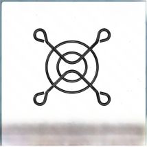 10Pcs YOUNUON 40MM Black Metal Steel Fan Protector Finger Guard Grill Net 40X40MM 4CM Fan Grills