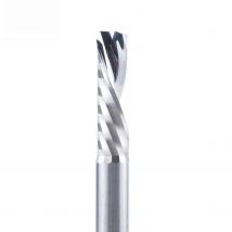 1pc AAAAA single flute spiral end mill 3.175 shank spiral aluminum mill 3D engraving carving bit for woodworking Down cut