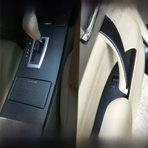 Suitable for J32 Interior Stickers, Carbon Fiber Modified Film for Central Control Gear Shift for NISSAN Teana 2008-2012