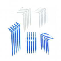 3/5mm 4/7mm Arrow Drippers 1/8" 1/4" Drip Spike Elbow Arrow  Drop Emitter Potted Irrigation Watering To Root Of Plant 25 PcS