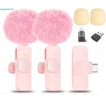 Nowy bezprzewodowy mikrofon krawatowy Przenośny mini mikrofon do nagrywania audio-wideo dla iPhone'a z systemem Android Kamera PC Telefon do gier na żywo