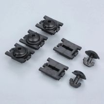 20x Auto Mudguard Lining Nylon Fastener Retainer For Peugeot 307 Citroen C4 C-TRIOMPHE Car Fender Bumper Fixing Clips Clamps Set