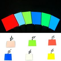 10X10CM Glowing EL Sheet EL Panel Flexible Electroluminescent Cold Light For Holiday Glow Party Supplies DIY Model Light Source