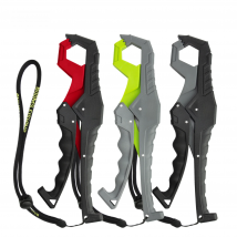 Booms Fishing Glass Fiber Fish Gripper with Lanyard Anti-Rust Anti-Corrosion Grabber Keeper Safer Crip Pliers Holder Fish Clamp