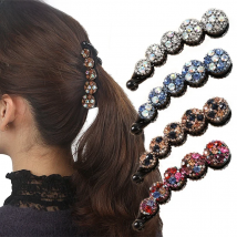 Crystal Barrette Decorations Rhinestone Hairpin Hair Clip Hair Gift Banana Claws Women Hair Accessories Hairgrip Shiny Headwear