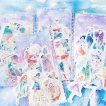 12 sets /1 set Cute stationery Stickers paper kawaii Girl's prayer Decoration stickers pegatinas scrapbooking/Wholesale