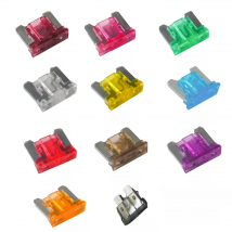 100/50/10pcs Micro Car Fuses Automotive Blade Type Mini Fuse Assortment Blade Fuse Set 2A 3A 5A 7.5A 10A 15A 20A 25A 30A 35A 40A