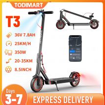 Scoot elettrico TODIMART T3 per adulti 350W motore potente 36V 10.4AH 20-30KM APP leggera