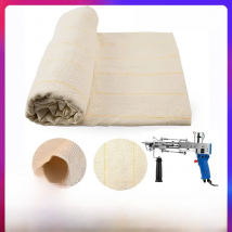 10M Tufting Monk Cloth Bulk Marked Lines Woven DIY Carpet Tapestry Rug Making Needlework For Tufting Gun 2X10M 3X5M 1X5M 2.5X10