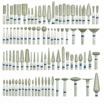Diamond Nail Drill Milling Cutter for Manicure Rotary Bits Cuticle Clean Accessories Dental Diamond Burs 1pc 2.35mm shank