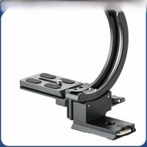 Fotopro Tripod Mount Ring Lens Mount 1/4 Rotatable Collar Mount Plate for DSLR Camera Horizontal and Vertical X-Rotator 95