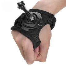 Glove Wrist Band 360 Degree Swivel Rotation Hand Strap Belt Tripod Mount for GoPro Xiaomi Yi OSMO MAX SJCAM SJ4000 SJ5000 Camera