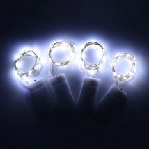 Mini LED String light 2M Silver Wire Fairy Lights for Garland Home Christmas Wedding Party Decoration Powered by CR2032 Battery