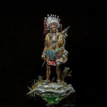 1/24 ancient  man warrior stand  Resin figure Model kits Miniature gk Unassembly Unpainted