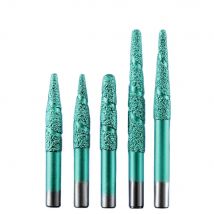 WeiTol 1 piece 10mm Vacuum brazed stone bits granite cutting tools taper diamond burrs router bits for engraving marble