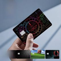 1pc Front Anime Cartoon Titan Cat Game Waterproof Sticker Film Skin for Credit Card Debit Bank Card